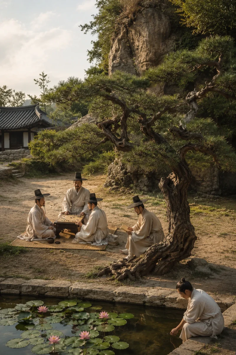 AI로 실사화한 조선시대 풍속화 -26
