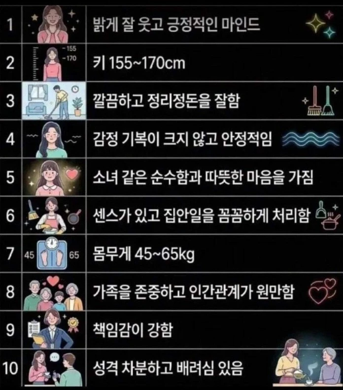 3대가 덕을 쌓아야 만나는 여자 특징 10가지