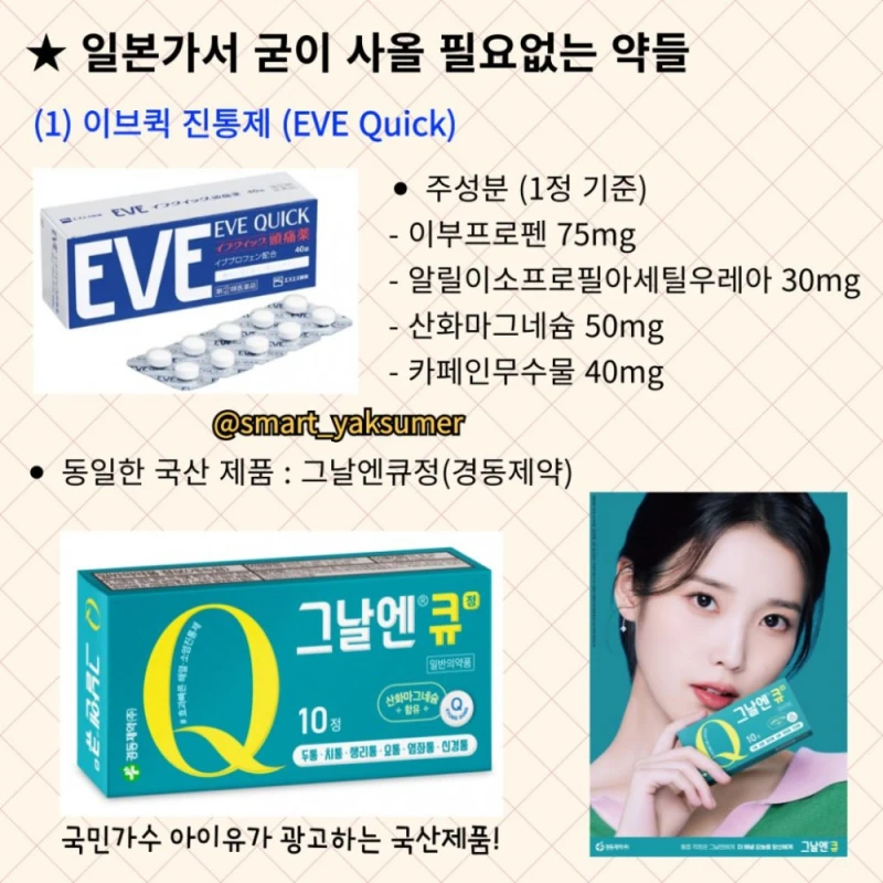 일본가서 굳이 사올 필요 없는 약들