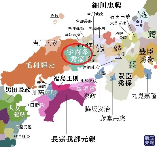임진왜란 당시 일본군 사령관들의 영지