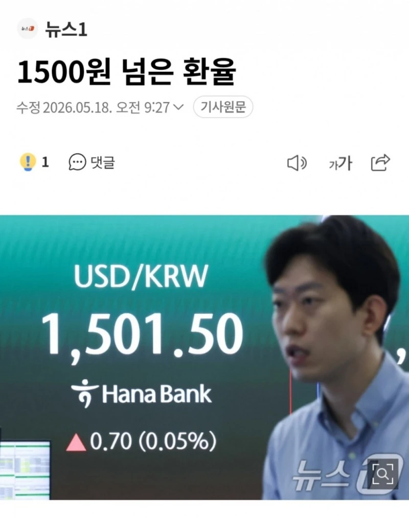 환율 근황