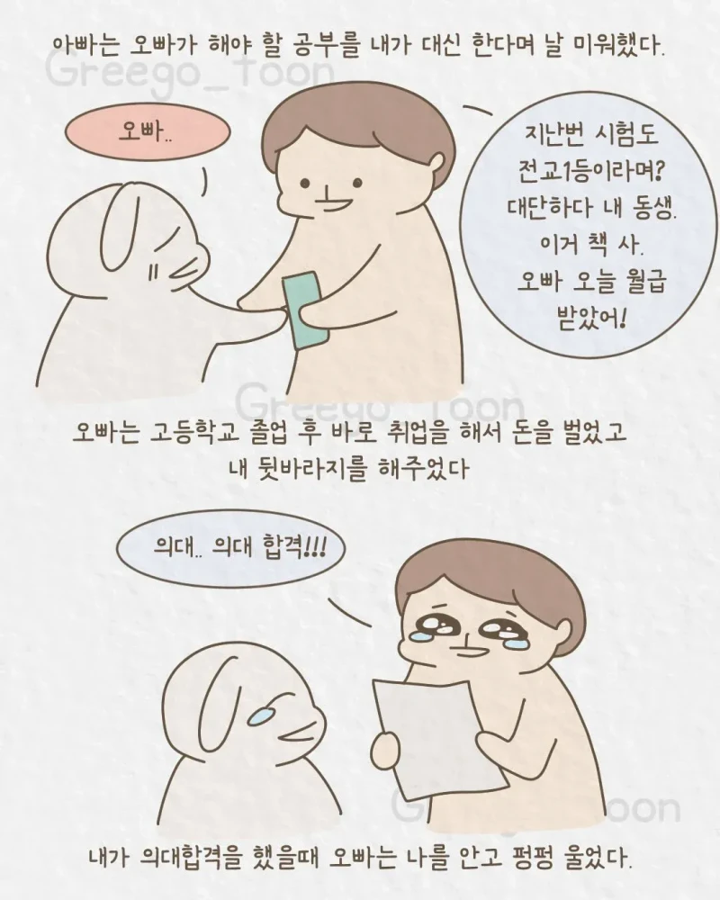 여동생 뒷바라지 해서 의사 만든 오빠-3