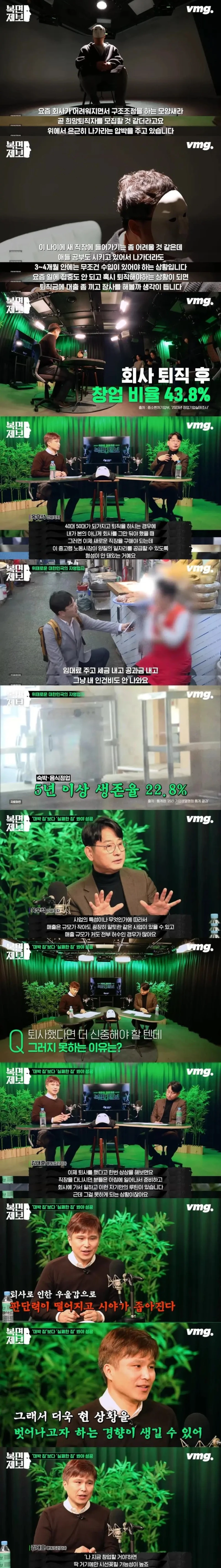 창업했다 망하는 4050이 많은 이유