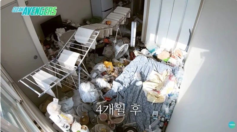 쓰레기집 청소 후 4개월 뒤의 모습-5