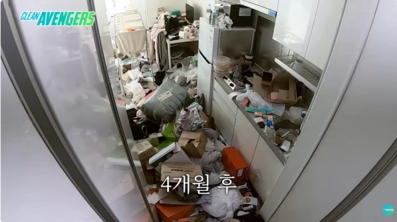 쓰레기집 청소 후 4개월 뒤의 모습-6