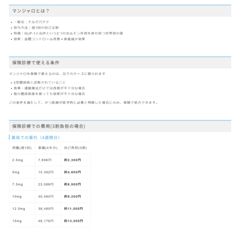 논란중인 한국 일본 마운자로 공급가와 보험 제도-7
