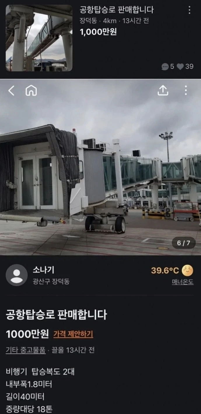 희귀한 당근 중고 매물들-2