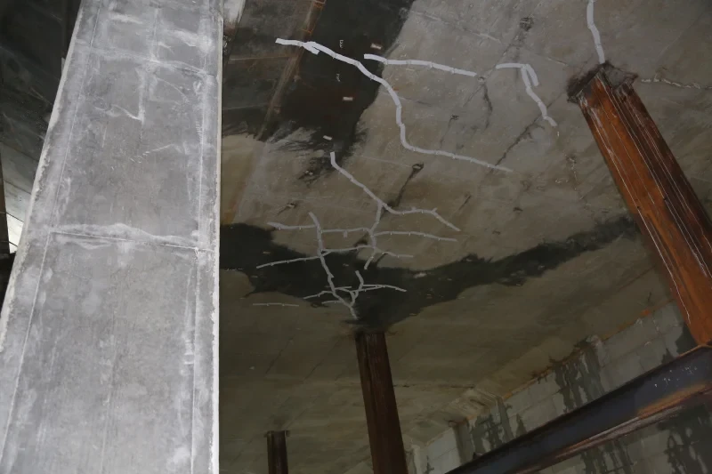 GTX-A 삼성역 공사현장 천장 균열 사진