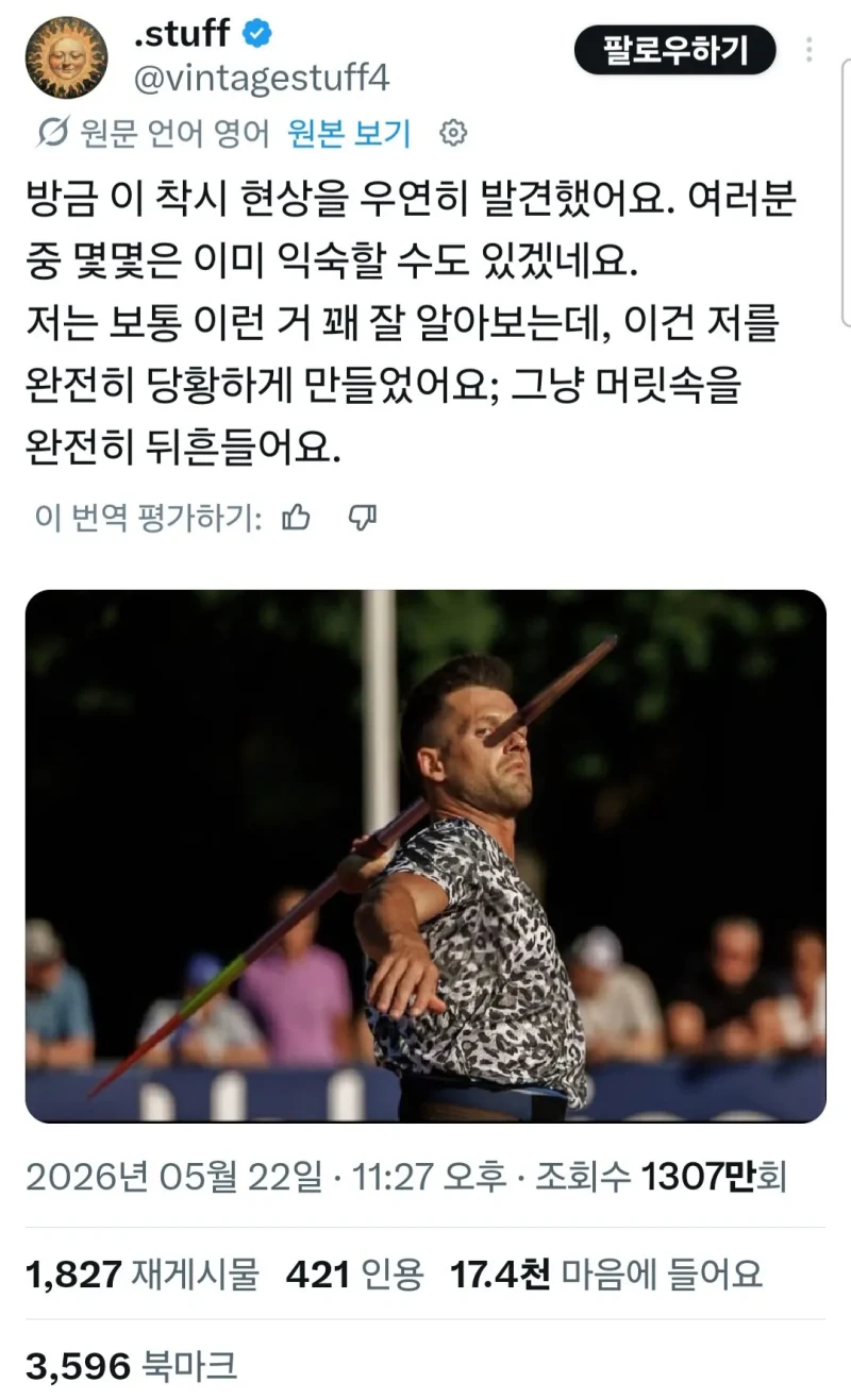 조회수 1300만 최상급 착시 사진