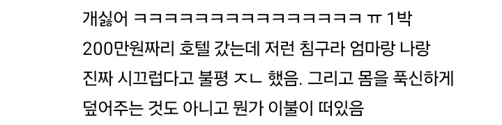 호텔 침구 안좋아하는 사람들 댓글 모음-6