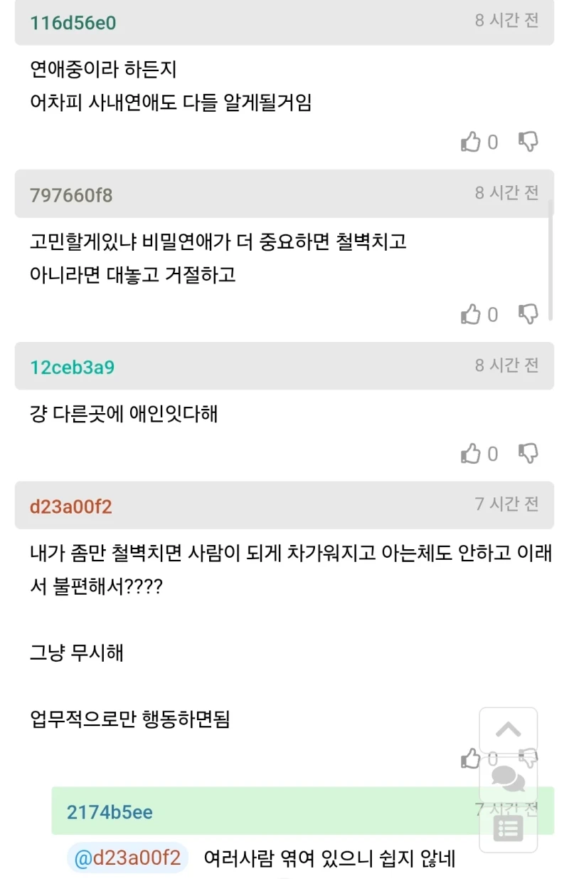 사내 비밀연애중인데 들이대는 사람 못 쳐내겠다-2