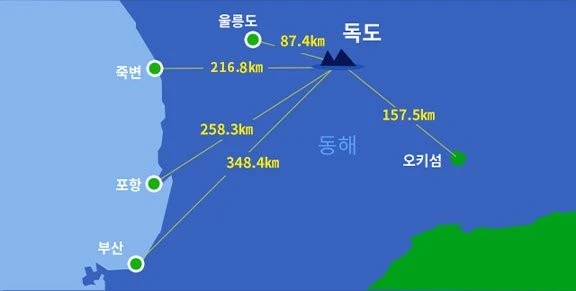 현재 일본이 자국 영토라고 주장하는 섬들