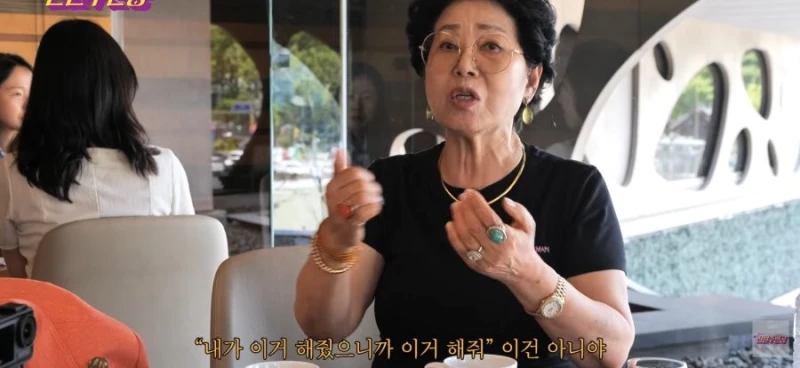 전원주에게 각잡고 조언하는 선우용여-13