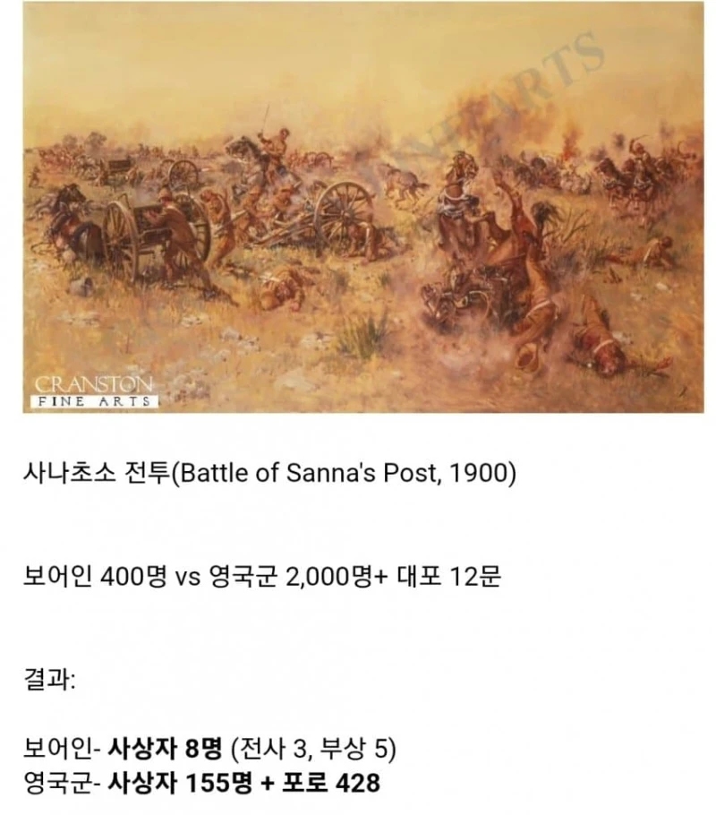 아프리카 환경에 적응한 백인들의 전투력 -4