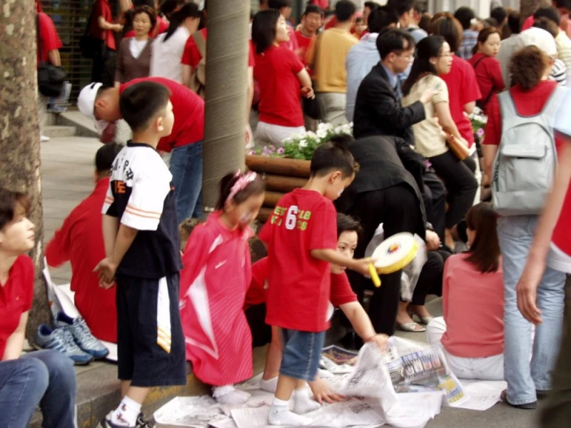 2002 월드컵 당시 대한민국 곳곳 풍경-7