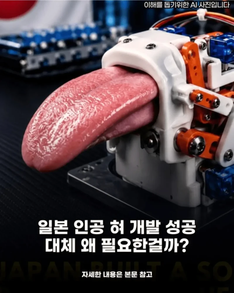 일본 인공 혀 개발 성공