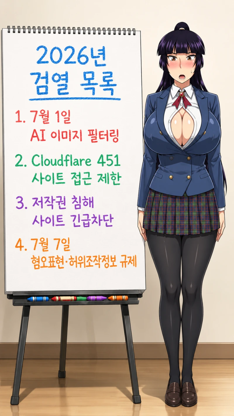 2026년 7월부터 시행되는 대한민국 인터넷 검열 
