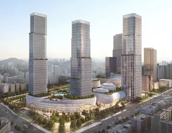 강남 고속버스터미널 재개발 조감도