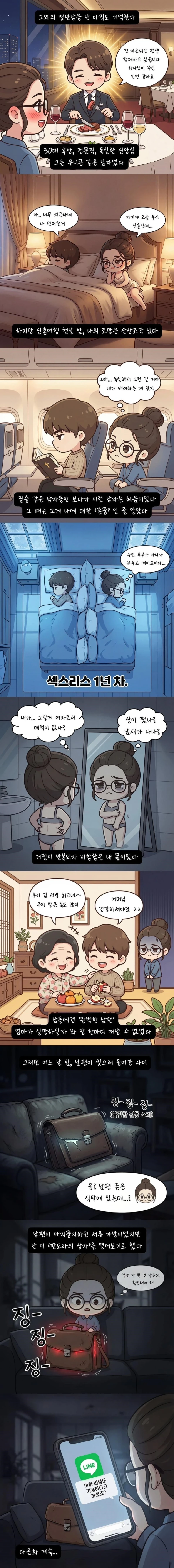 (스압) 뀨뀨리스 남편의 충격적인 비밀 ㄷㄷ