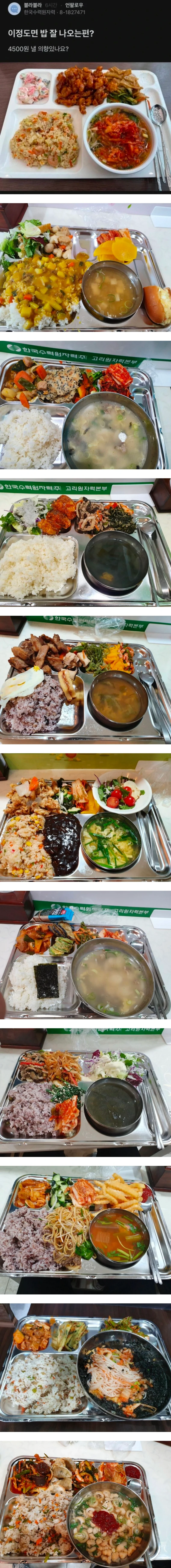 한국수력원자력의 4,500원 중식 수준