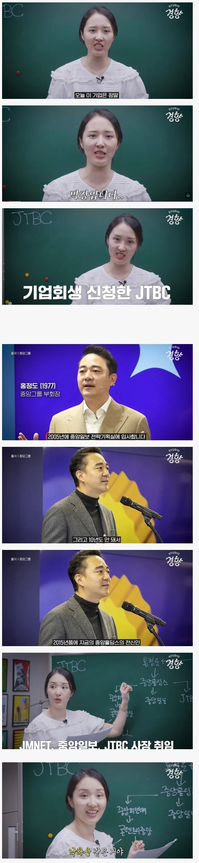 jtbc 사태 설명 개잘하는 경향신문 여기자