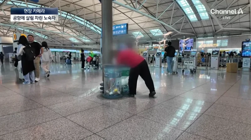 노숙자들 아지트된 인천공항 근황-10