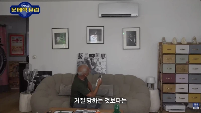 너무 더워서 절차 무시한 프랑스 할아버지-3