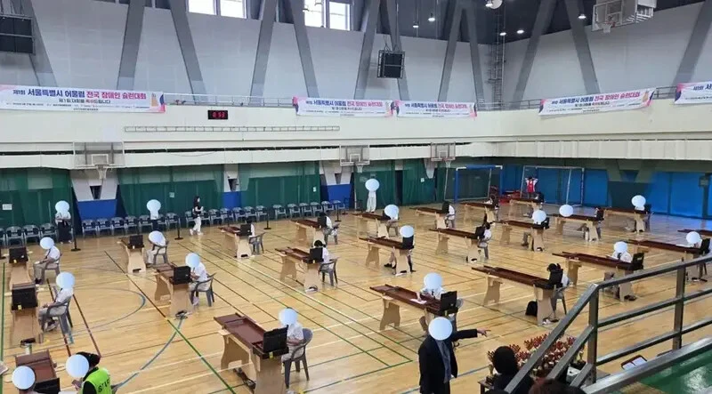 장애인 체육대회 1만 원짜리 식사 수준