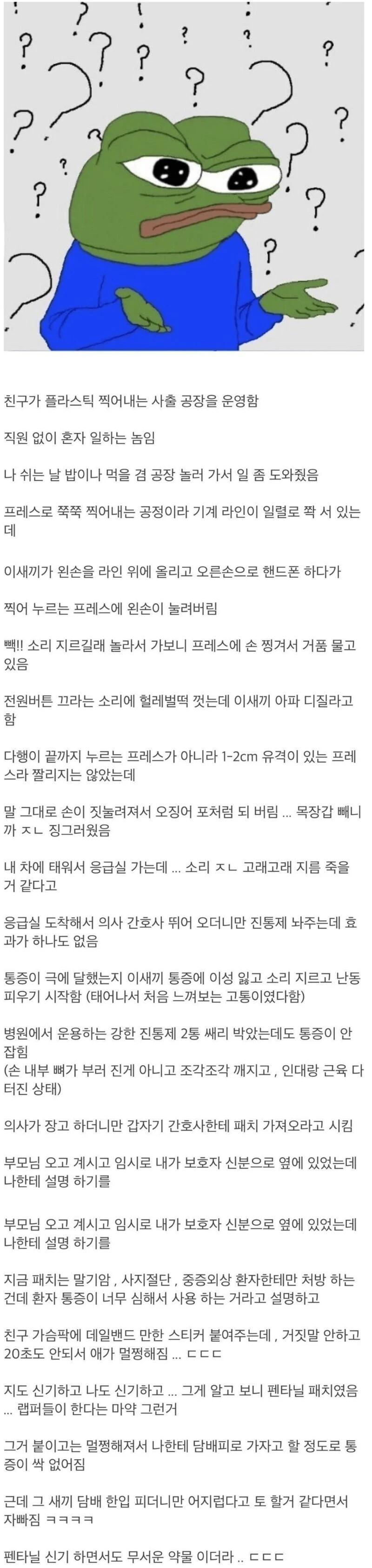 펜타닐 패치 효과를 목격한 디씨인.jpg