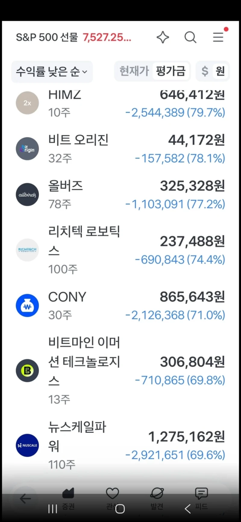 퇴직금 4400만원을 미장 투자한 53세-3
