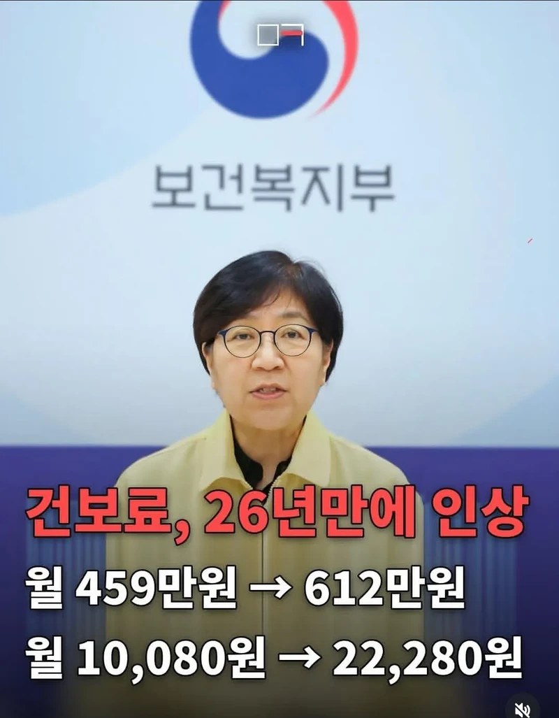건보료, 26년만에 인상