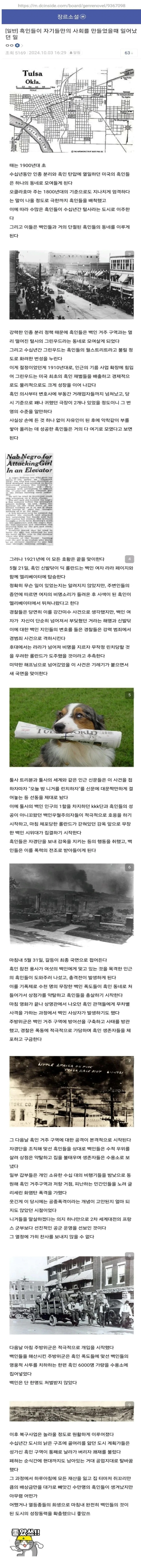 미국 흑인들이 자기들만의 사회를 만들었을때 일어났던 일
