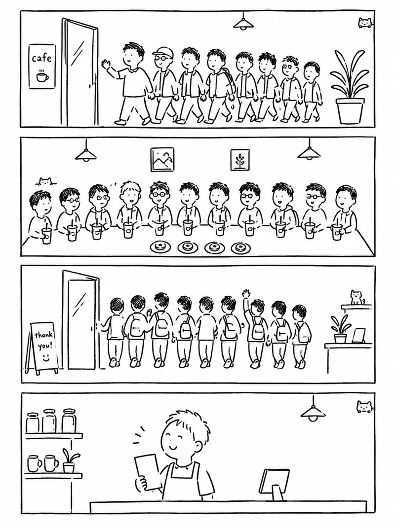 남자 손님 11명 단체의 위엄-2