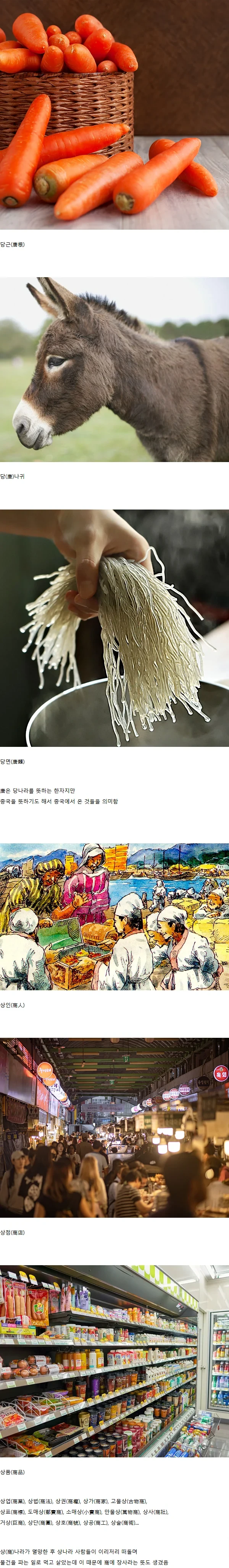 중국과 관련된 단어들