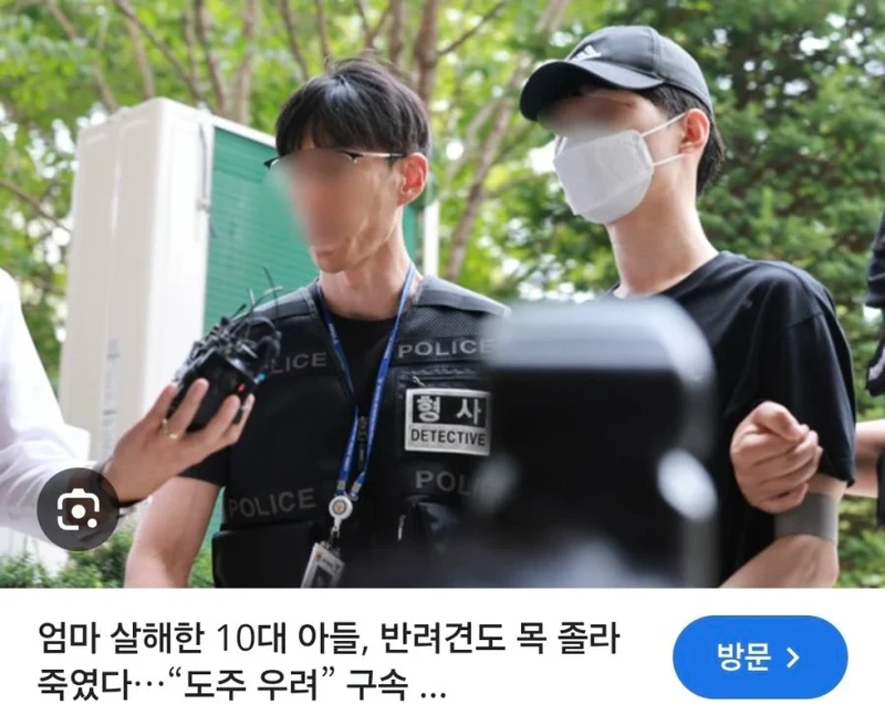 40대 엄마 살해한 10대 아들-2