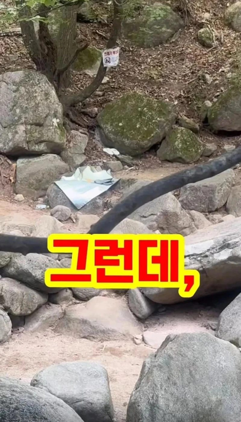 수락산 계곡 갔다가 개빡친 여성.-3