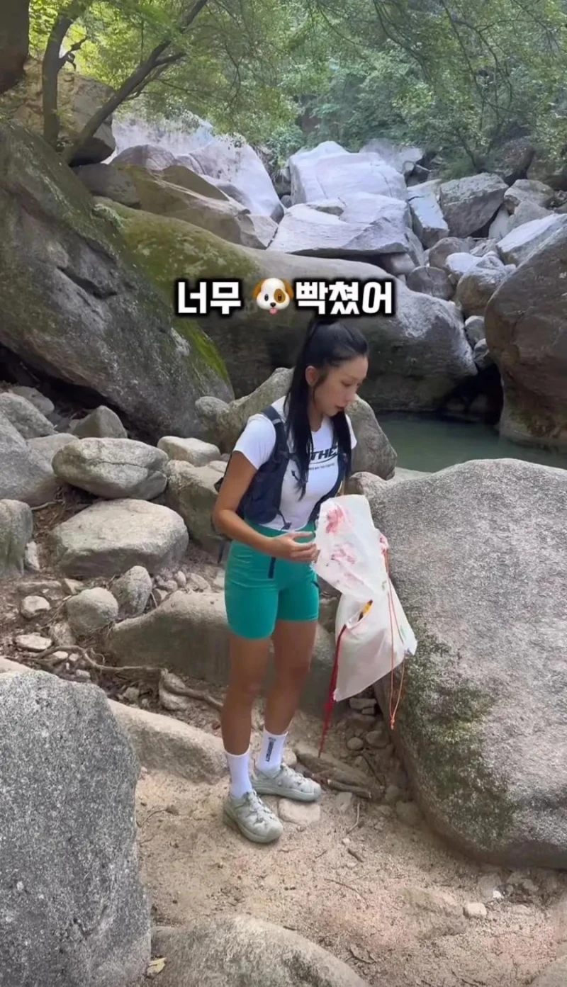 수락산 계곡 갔다가 개빡친 여성.-4
