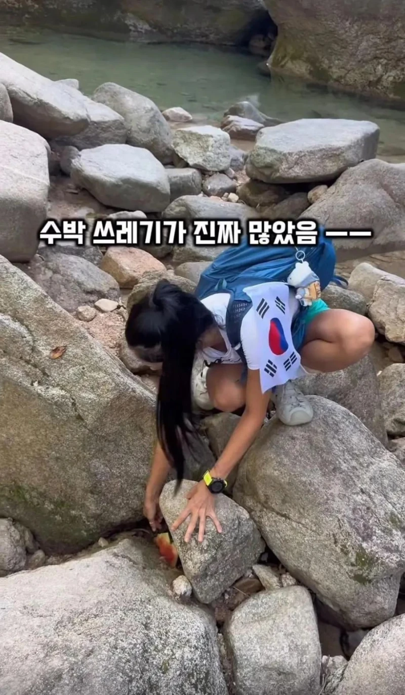 수락산 계곡 갔다가 개빡친 여성.-6