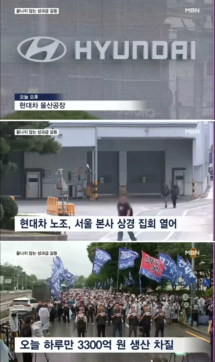 울산 현대자동차 노조 근황