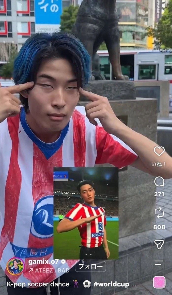 최산 bad 챌린지 하면서 눈 찢어서 논란됐던 일본 인플루언서의 해명