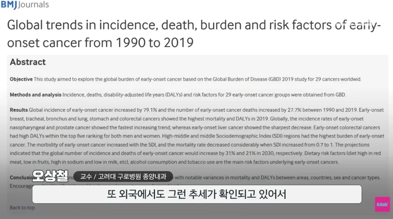20~30대 암 발생이 증가하는 건 팩트임-6
