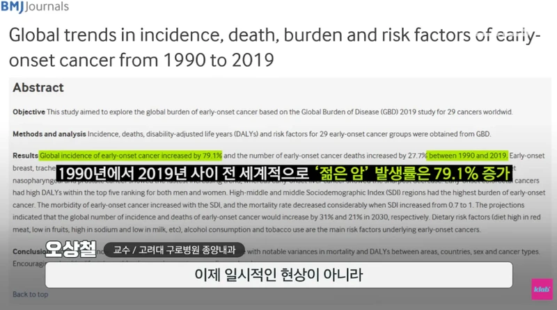 20~30대 암 발생이 증가하는 건 팩트임-7