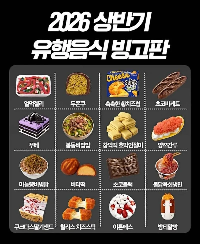 올해 상반기 6개 이상 먹어봤으면 인싸