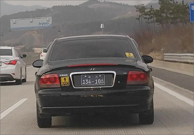 배?합?국? 특이한 자동차 번호판들-2