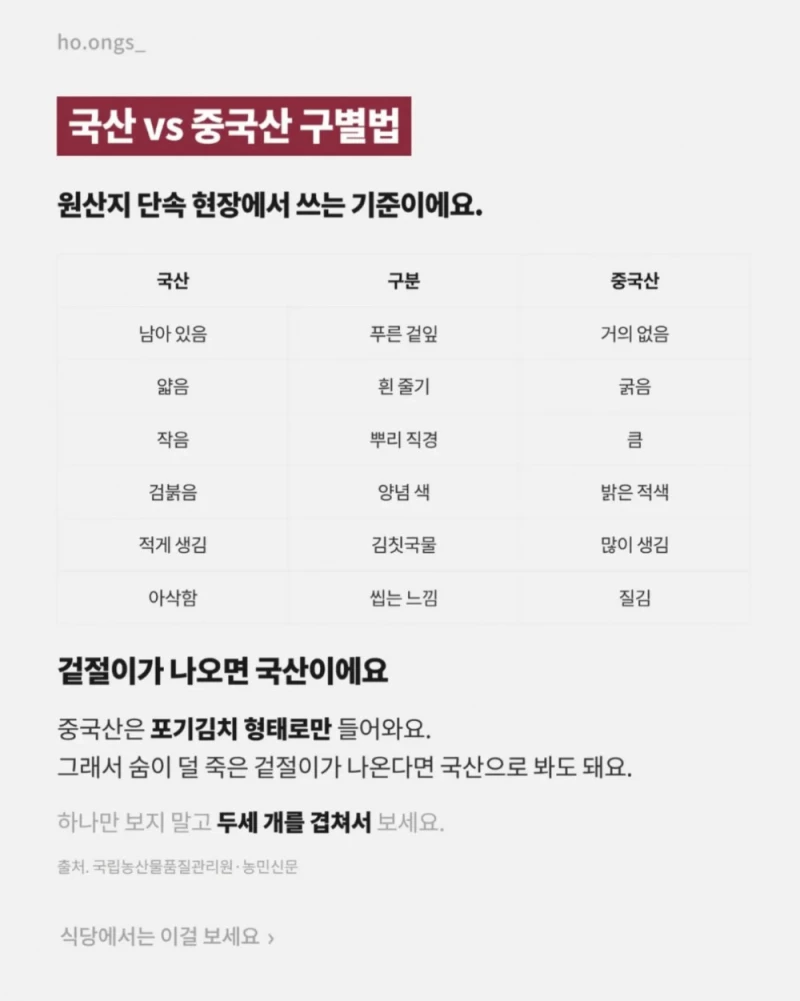 중국산 김치 구별법-4