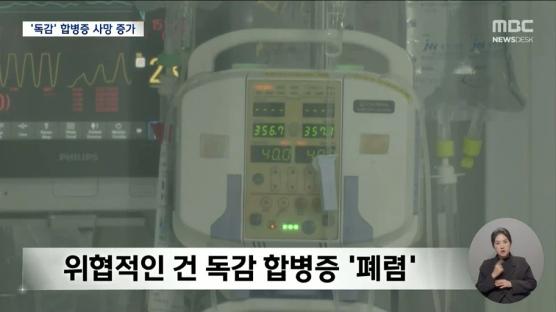 독감 합병증 사망 증가-2