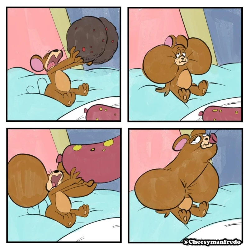 미쳐버린 톰과 제리 만화