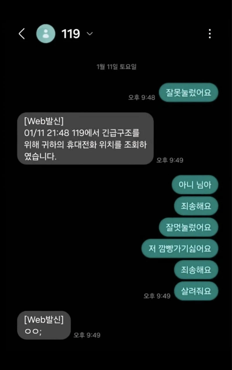 완전 쿨한 119