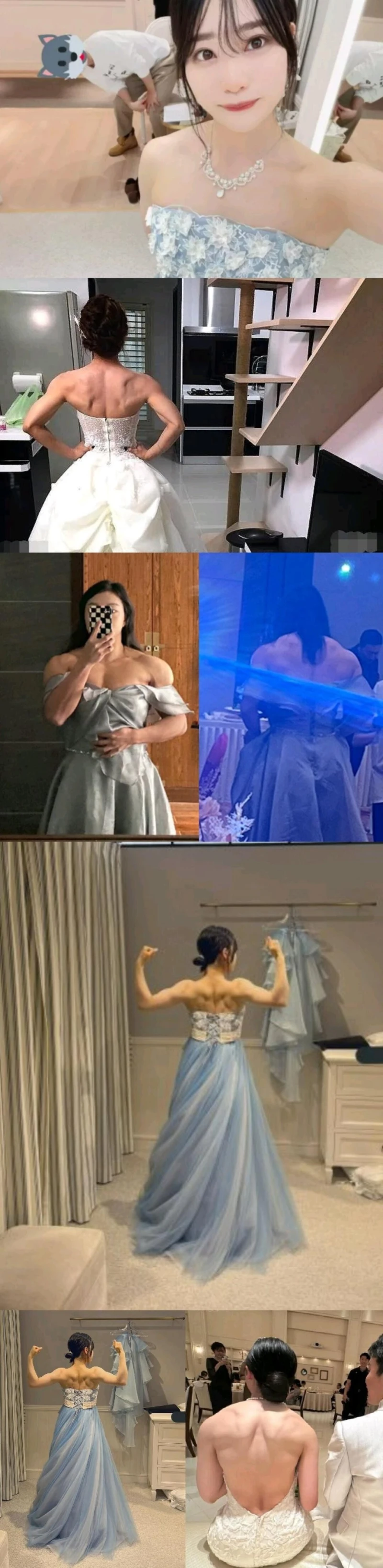 어느 신부의 결혼식 뒷 모습-2