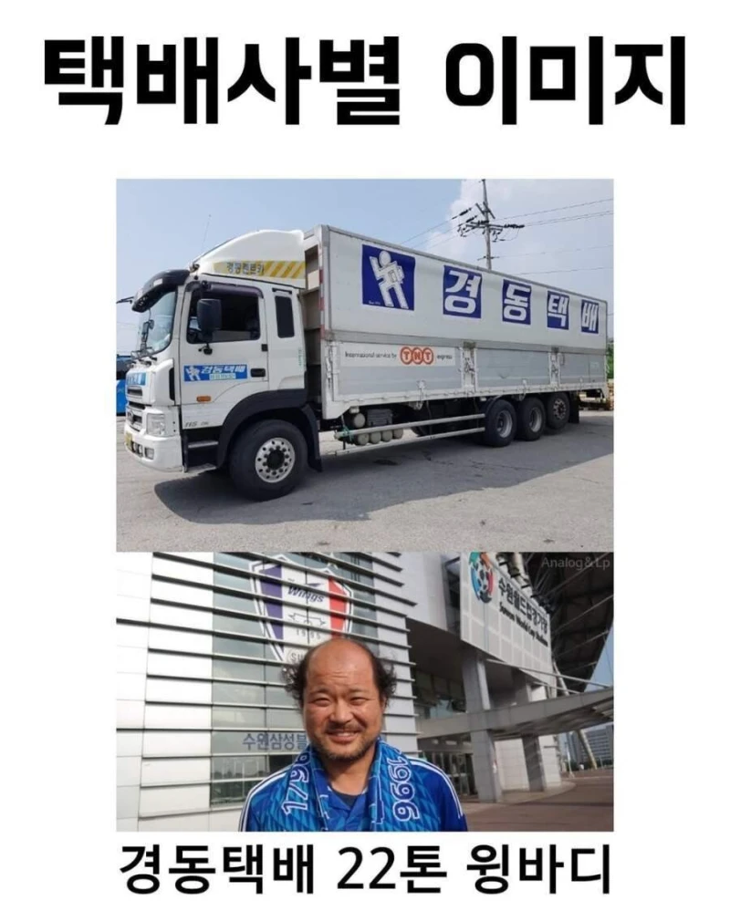 택배 회사별 이미지 연예인